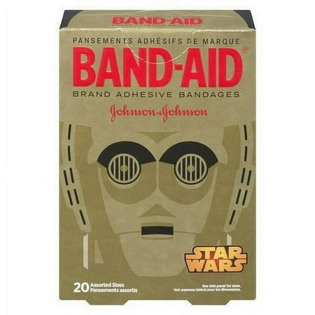 Band-Aid Star Wars Adhesive Bandages Assorted Sizes (Pack of 10)