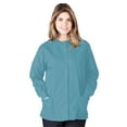 thumbnail image 1 of Women's Warm Up Medical Scrub Jacket (Chocolate, Small), 1 of 7
