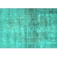 thumbnail image 1 of Ahgly Company Machine Washable Indoor Rectangle Persian Turquoise Blue Traditional Area Rugs, 8' x 12', 1 of 4
