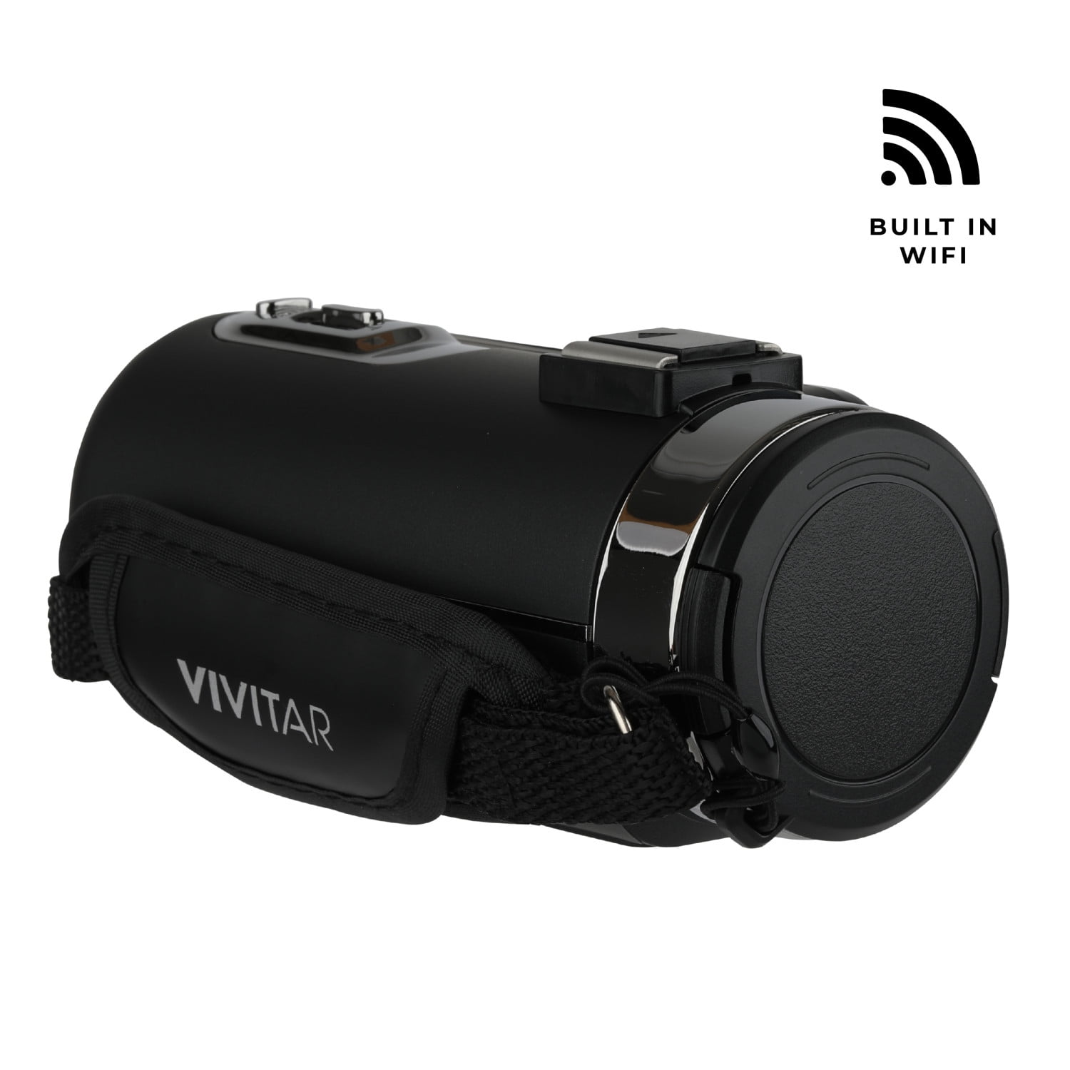 Vivitar 4K HD Digital Video Camera with WiFi, Built in Night Vision, and 3" Touch Rotational Display