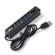 thumbnail image 5 of Sywqhk Adaptador USB 2.0 HUB Múltiple USB Splitter Power Hub Lector de tarjetas (8 puertos), 5 of 8