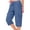 EG34_Royal Blue, variant on Womens Cargo Capris Pants with Pockets Loose Fit Summer Casual Drawstring Quick Dry Travel Hiking Capri Gray M
