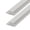 White, variant on Outwater Plastic H Channel Fits Material 1/4 Inch Thick White ABS Divider Moulding 8 Foot Length Pro Pack (Pack of 5, 40 Feet Total)