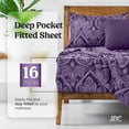 thumbnail image 3 of Deep Pocket 6 Piece Bed Sheet Set 1800 Series Microfiber Comfort  Sheets, 3 of 16