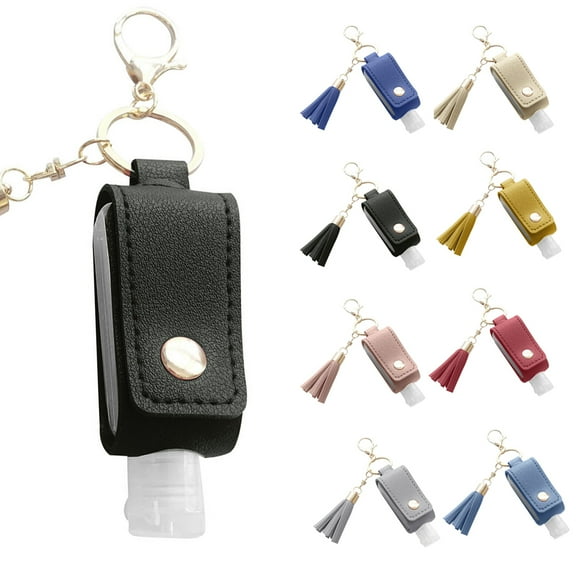 Ludlz 30ml Hand Sanitizer Holder keychain, , Refillable Containers hand sanitizer holder lanyards key chain