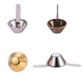 thumbnail image 2 of 1 Box Alloy Purse Handbag Feet Cone Studs Spike Nailheads Brad Mixed Color 22mm Head: 15x7mm 120pcs/box, 2 of 7