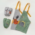 thumbnail image 5 of Travelwant 3Pcs/Set Cup Cakes Kids Kitchen Set | Cotton | Set of Apron Chef Hat and Oven Mitt |Perfect for Children's Kitchen Cooking Baking Wear Kit and Gifting, 5 of 7