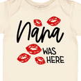 thumbnail image 4 of Inktastic Nana Was Here Red Kisses Boys or Girls Baby Bodysuit, 4 of 5