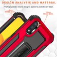 thumbnail image 4 of IBAOLE Compatible with Huawei P30 Lite Case and Tempered Glass Screen Protector Cover Stand Ring Holder Kickstand Cell Accessories Phone Cases for Hawaii P30Lite P 30 30Lite Women Men RedRed-, 4 of 8