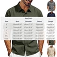thumbnail image 2 of Klisyaur Cotton Linen Shirts Mens Short Sleeve Button down Comfortable Fashion Tops Summer Vacation Beach Tee, 2 of 4