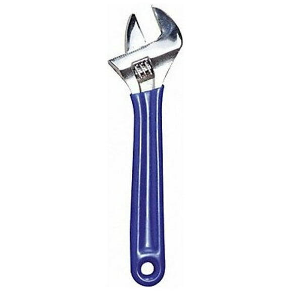 Westward Adj. Wrench,15",1-11/16" Cap.,Chrome 1NYC6