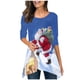 thumbnail image 1 of Tops Para Mujer Blusa de Navidad Camisas de Manga Larga Camiseta Casual Con Estampado de Cuello Redondo de Moda de Otoño Odeerbi  ODB169914, 1 of 5
