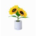thumbnail image 1 of Hweilai Artificial sunflower pot with LED lights, sunflower decoration, 1 of 5