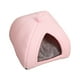 thumbnail image 3 of 2 uds cueva cama para mascotas almohadilla lavable extraíble parte inferior antideslizante acogedora tienda de campaña para perros gato lavable casa cálida Mediano Marrón Grande Sunnimix peluche perros cama gato, 3 of 8