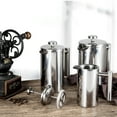 thumbnail image 6 of Stainless steel kettle,Pot 350ml/800ml/1000ml French Press French Press Coffee Stainless Steel Walled Maker Stainless Steel Coffee Maker Steel Walled Coffee Dsfen Huiop 1000ml, 6 of 6