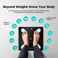 thumbnail image 2 of Memoria Smart Scale for Body Weight, Digital Bluetooth Bathroom Scale with App, Tracks 13 Body Metrics, 400 lbs Capacity, 0.1 lb Accuracy for Home Fitness, 2 of 8