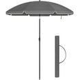 thumbnail image 1 of Boutique Home Parasol octogonal avec sac de transport (sans base), gris, 1 of 9