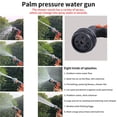 thumbnail image 4 of Pulverización Ajustables Arandela De Plantas Pistola Pulverizadora De Buen Sellado Potente Juego De Tubería De Manguera De Jardín Resistente Al Desgaste De Antideslizante Con Conector 8 Patrones Yuarrent HA021645-00, 4 of 6