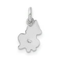 thumbnail image 6 of Auriga Fine Jewelry 925 Sterling Silver Rhodium Blue/White Enamel Unicorn Pendant for Women (L - 13.5mm, W - 7.5mm), 6 of 6