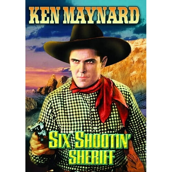 Six Shootin Sheriff (DVD), Alpha Video, Western