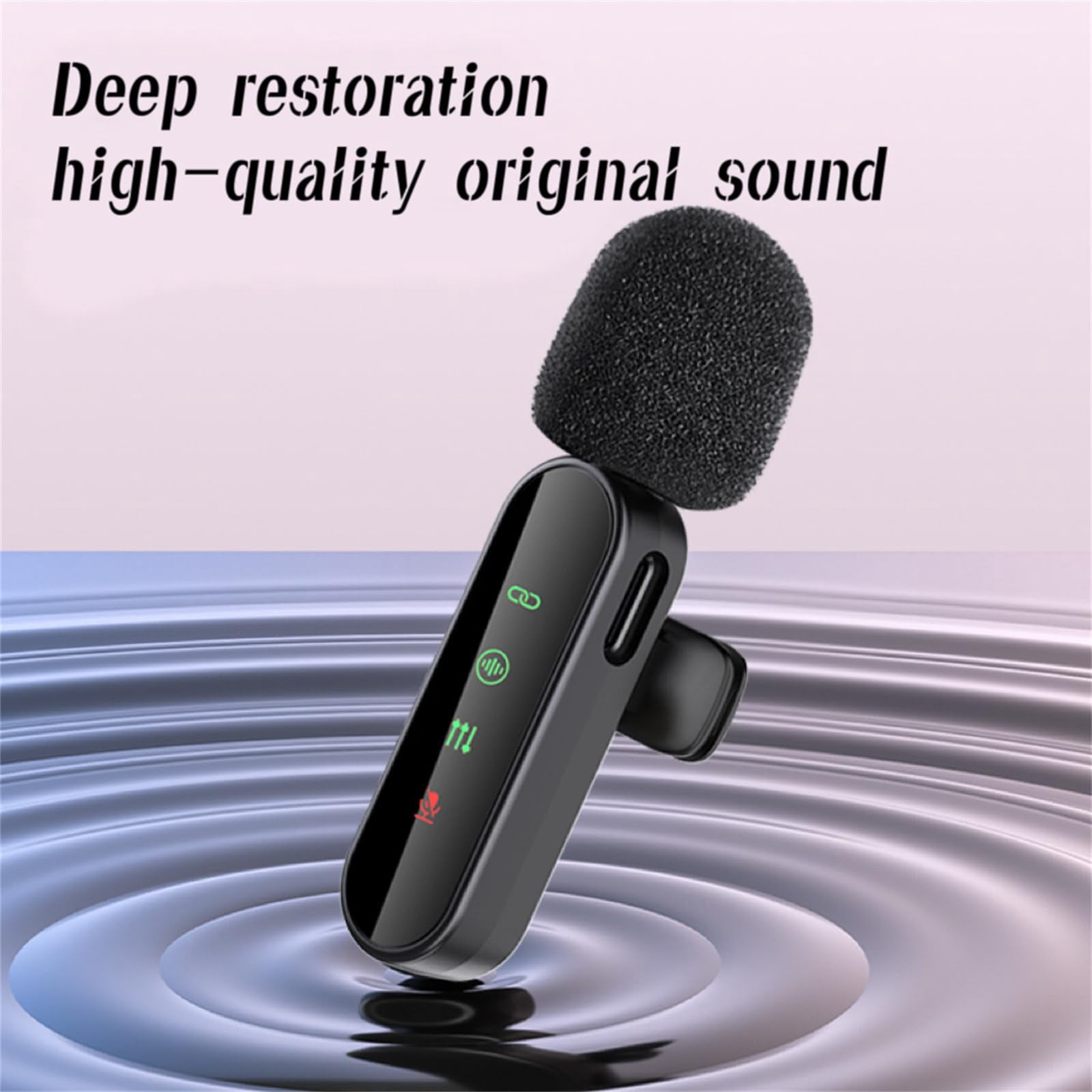 3 in 1/Four in one Wireless Lavalier Microphone for iPhone iPad Android Camera computer mini Noise Reduction Recording Mic Ultra-Low Delay Mic for Video Recording Podcasts YouTube TikTok and Vlogging