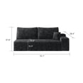 thumbnail image 2 of 3SEAT-LEFT-BLACK-SOFA, 2 of 6