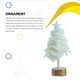 thumbnail image 5 of Injueey Adorno para árbol de Navidad, diseño de escena de tamaño pequeño, decoración de tela de fieltro, accesorios de decoración para festivales, Kits de decoración para fiestas Blanco Injueey HA070750-02, 5 of 6