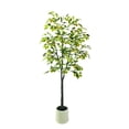 thumbnail image 2 of Yeshouse Gran limonero artificial de 180 cm (6 pies), planta de cítricos artificial realista en maceta para decoración del hogar, oficina, balcón o eventos, 2 of 5