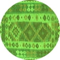 thumbnail image 1 of Ahgly Company Indoor Round Persian Green Traditional Area Rugs, 3' Round, 1 of 1