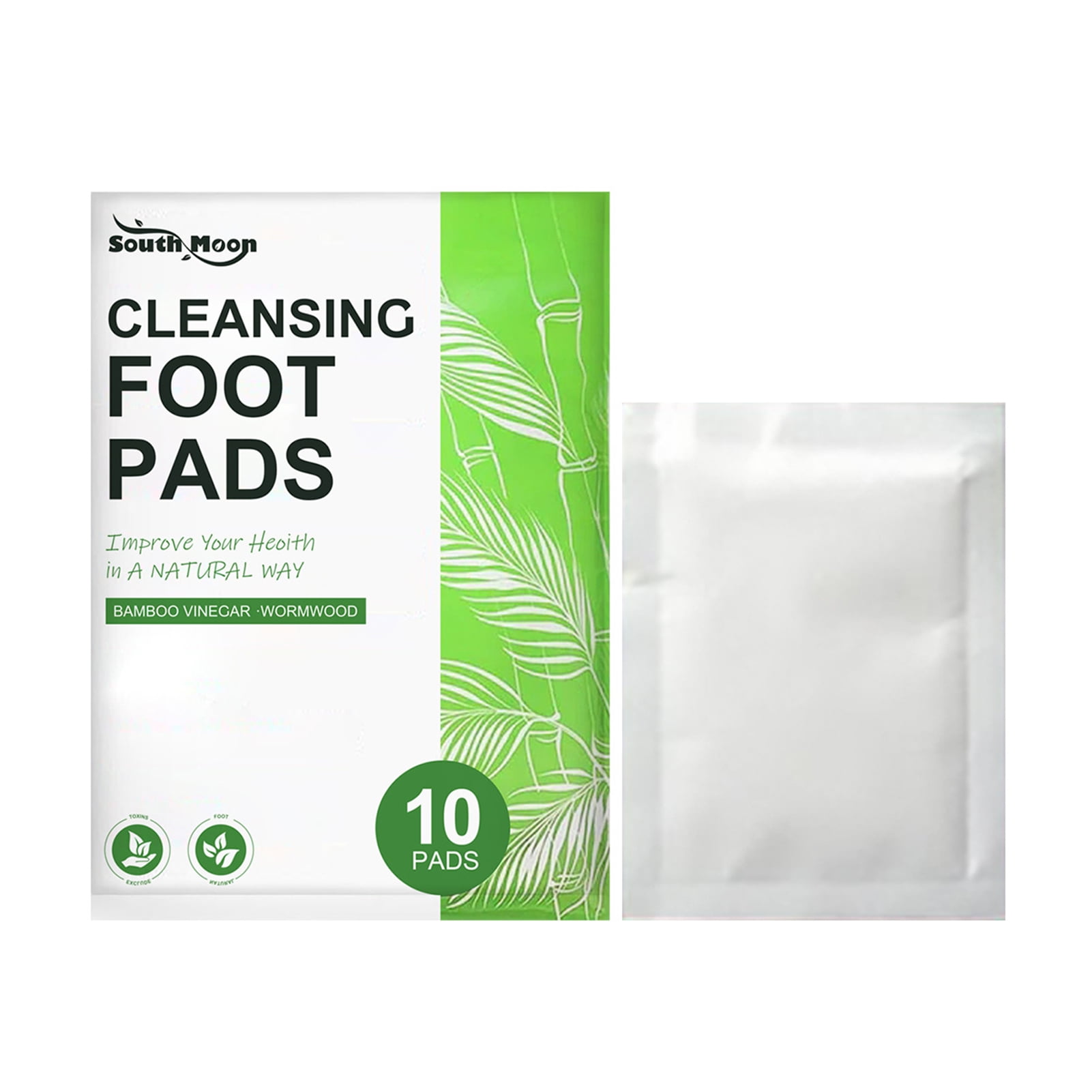 South Moon 10 Pads Cleansing Foot Pads Body Shaping Relieve Swelling Purify Body Remove Toxins