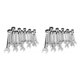 thumbnail image 1 of Riwesomey Llave de trinquete para tuerca de coche, llave de doble extremo de acero de alta dureza profesional, herramientas mecánicas de reparación de 10 mm 2piezas Riwesomey CBP016109, 1 of 5