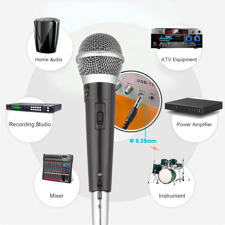 EEEkit Professional Handheld Wired Dynamic Microphone photo 3