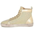 thumbnail image 2 of Ninety Union High Top Athletic Fashion Sneaker with Rhinestones, Gold, 10, 2 of 3