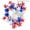 C, variant on Red White Blue Star LED String Lights, LED Star Fairy Lights with Clear Wire, Decorative Lights for 4th of July Patriotic Tree Party, 4th of July Decorations Home Memorial Day Patriotic Decor