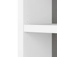 thumbnail image 4 of Echo 5 Shelf Bookcase in Pure White and Modern Gray - Engineered Wood, 4 of 7
