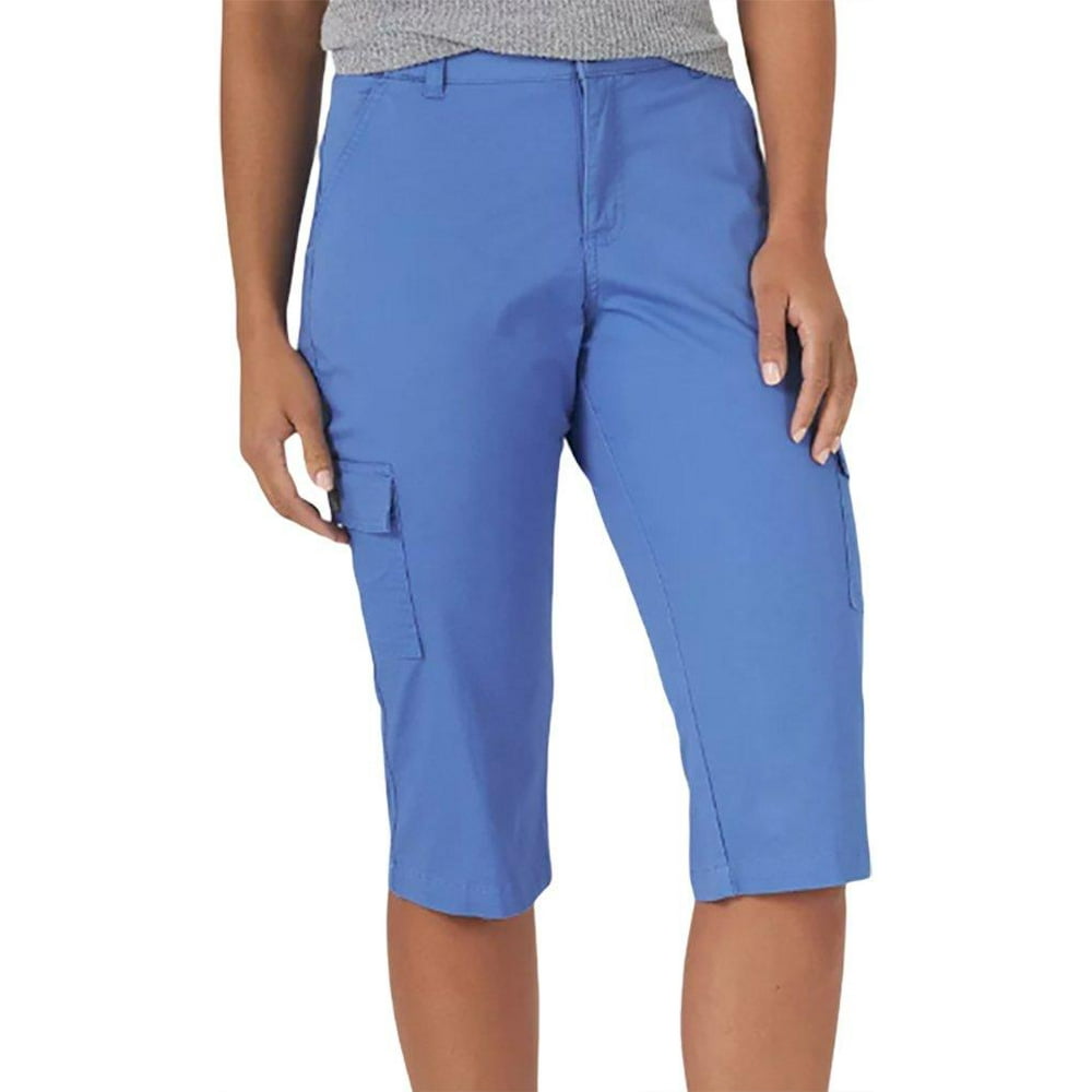 lee relaxed fit mid rise cargo capris