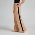 thumbnail image 4 of Enjoytime Wide Leg Pants Woman Solid Color Drawstring Waist Trousers Workout Loose Pants with Pockets, 4 of 8