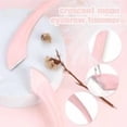 thumbnail image 4 of 6 Pcs Eyebrow Trimmer Scissors with Comb, Curved Eye Brow Razor, Non-Slip Stainless Steel Facial Hair Removal Grooming, Brow Shaping Beard Shaving Kit Beauty Accessories for Women Men, 4 of 4