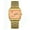 GoldOrange, variant on Watch for Men Luxury Casual Man Watches Waterproof Quartz Watch with Stainless Steel Strap,Rectangular Dial, Luminous Hands Birthday Gift for Men