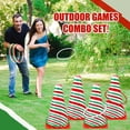 thumbnail image 4 of Set de juego Leitee Ring Toss, conos de plástico, 23 cm, 12 anillos, 4 of 7