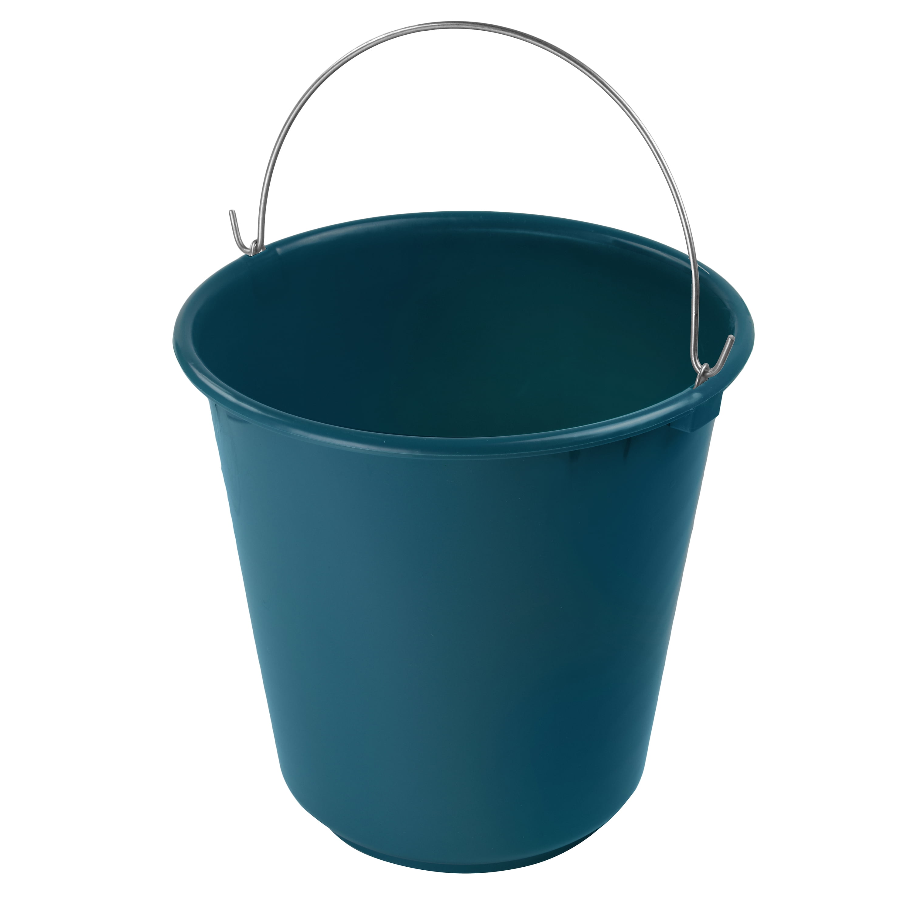 YBM Home Plastic Pail with Handle 11.5 Quart (2.8 Gallon Bucket)Blue