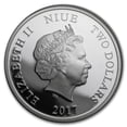 thumbnail image 2 of 2017 Niue 1 oz Silver $2 Love is Precious Lovebirds, 2 of 3