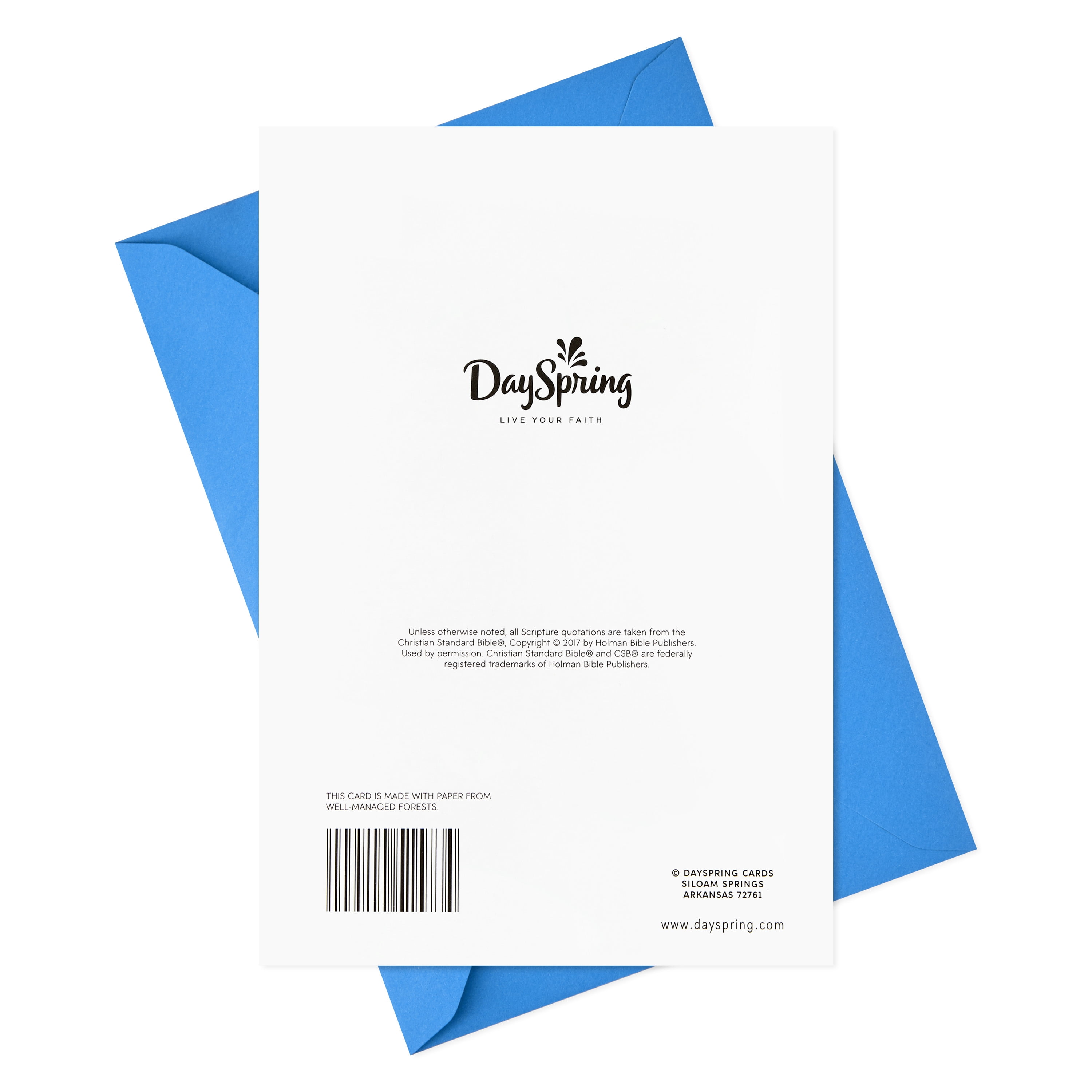 DaySpring Religious Graduation Card (God Made You Amazing)