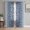 Denim Blue, variant on Sheer Curtains 96 Inches Long 2 Panels Set for Living Room, Turquoise Gray Sheep Skin Semi Sheer Curtains for Windows, Ombre Farmhouse Animal Print Voile Window Treatments Rod Pocket Curtain