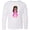 AA-White, variant on Inktastic African American Princess, Queen, Gown, Pink Dress Long Sleeve Youth T-Shirt