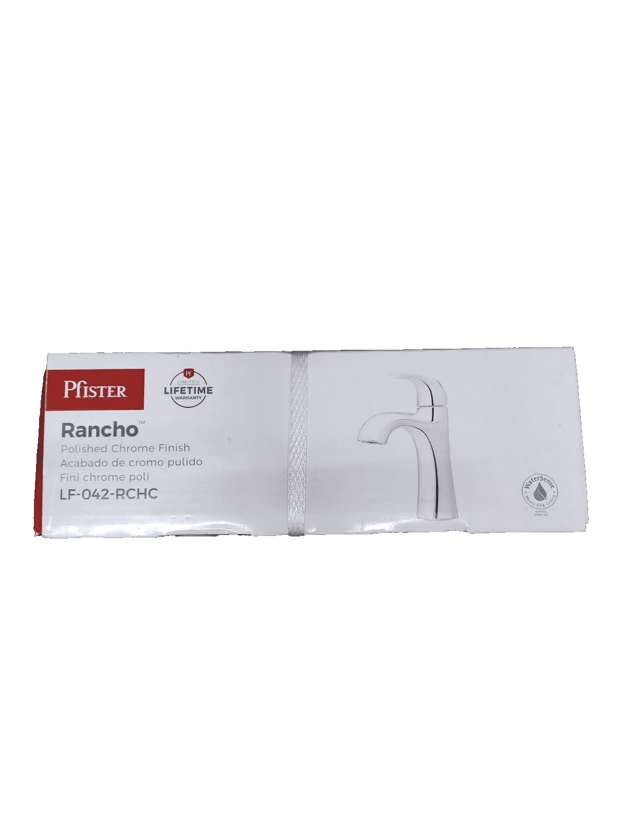 Pfister Rancho Single Control Bathroom Faucet, Polished Chrome