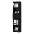 thumbnail image 2 of South Shore Olea, Contemporary Bookcase, Wide Black, 2 of 14