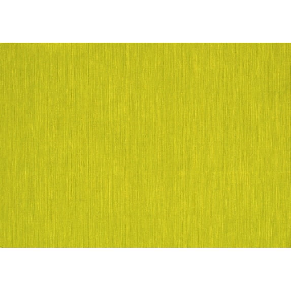 Ahgly Company Machine Washable Indoor Rectangle Abstract Yellow Contemporary Area Rugs, 2' x 5'