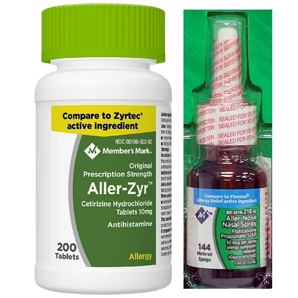 MM Cetirizine 10mg NonDrowsy Allergy Relief Tablets Antihistamine