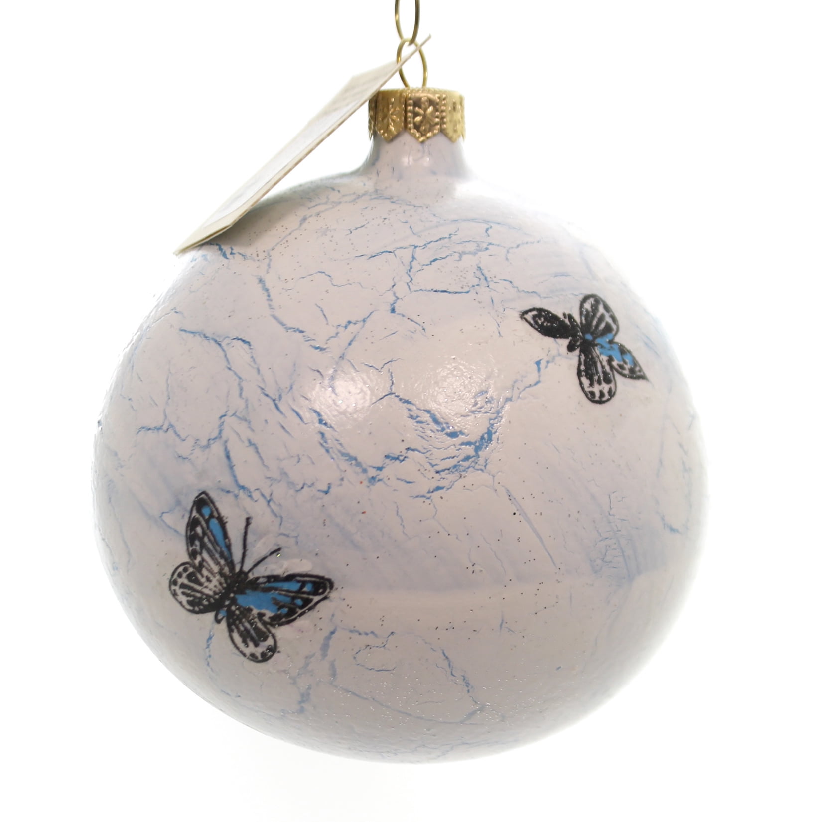 Christina's World Pheasant Over Glass Glass Ornament Butterfly Art237